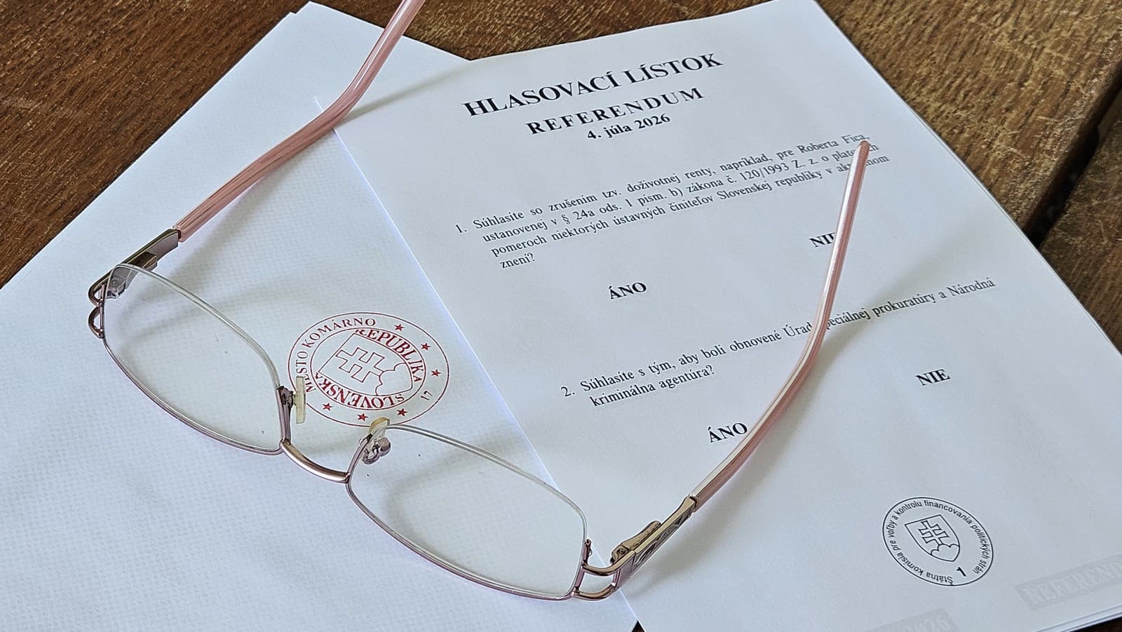 Je to oficiálne! Referendum