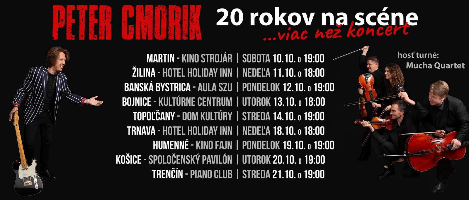 Peter Cmorik oslavuje 20