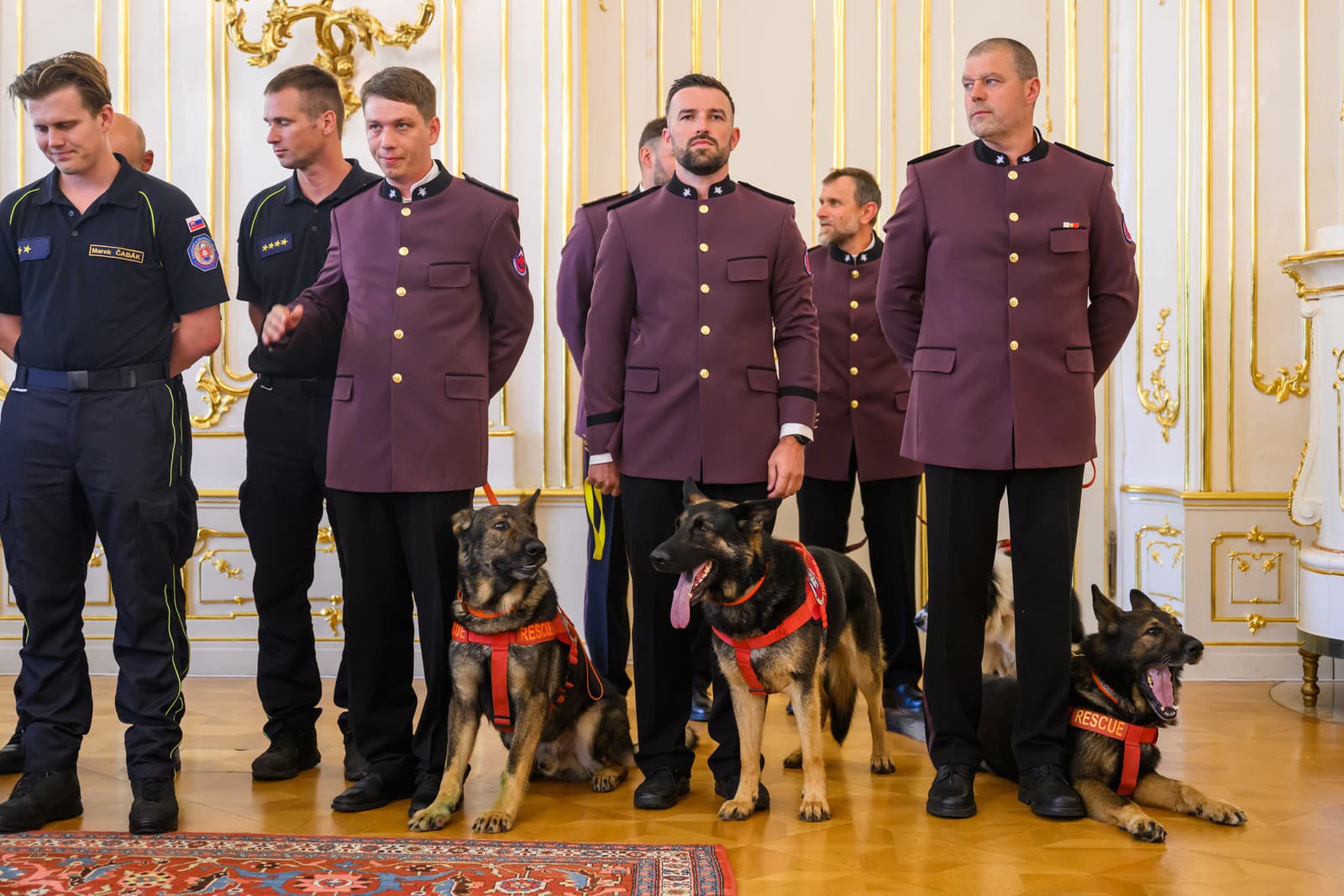 Slovenskí hasiči a záchranári