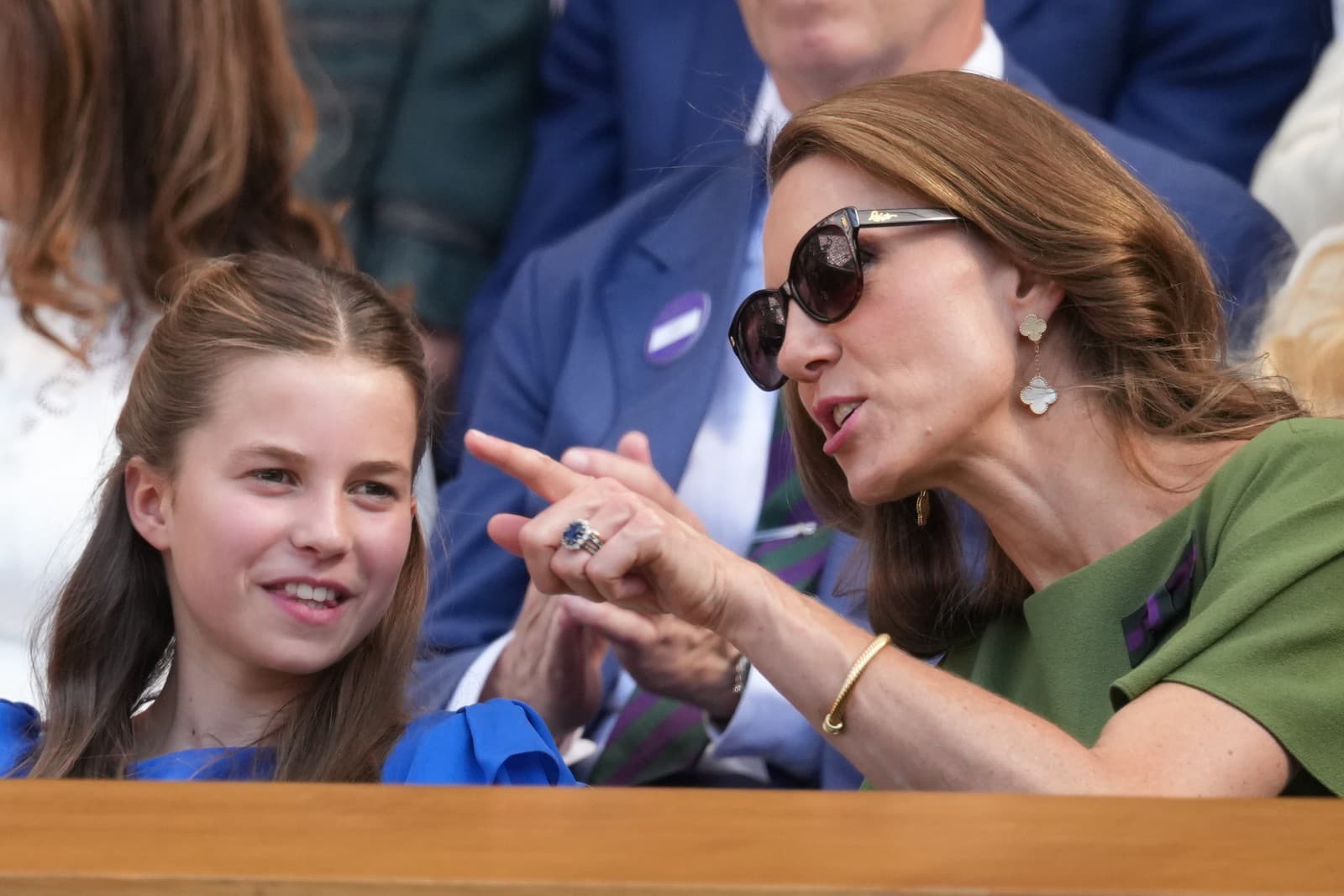 Kráľovská rodina na Wimbledone