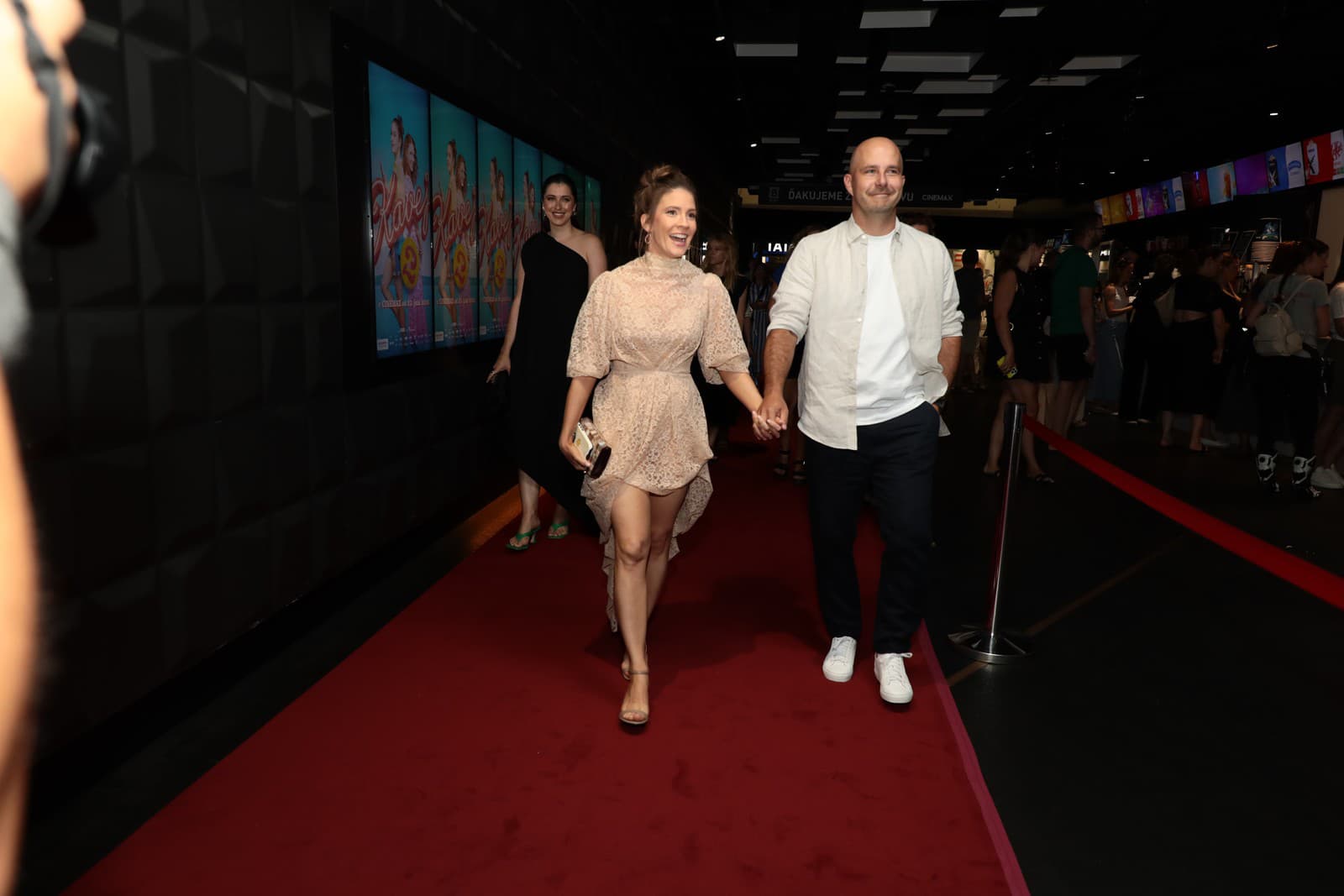 Premiéra filmu Kavej 2, Jana Kovalčíková s manželom