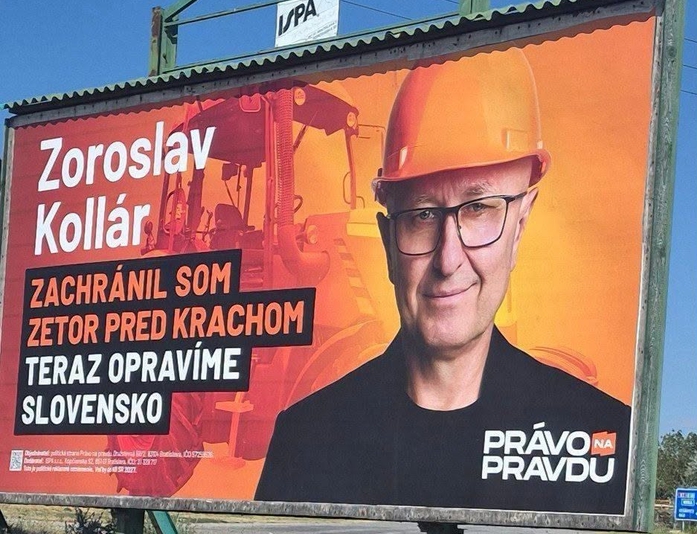Kollár rozvešal billboardy o