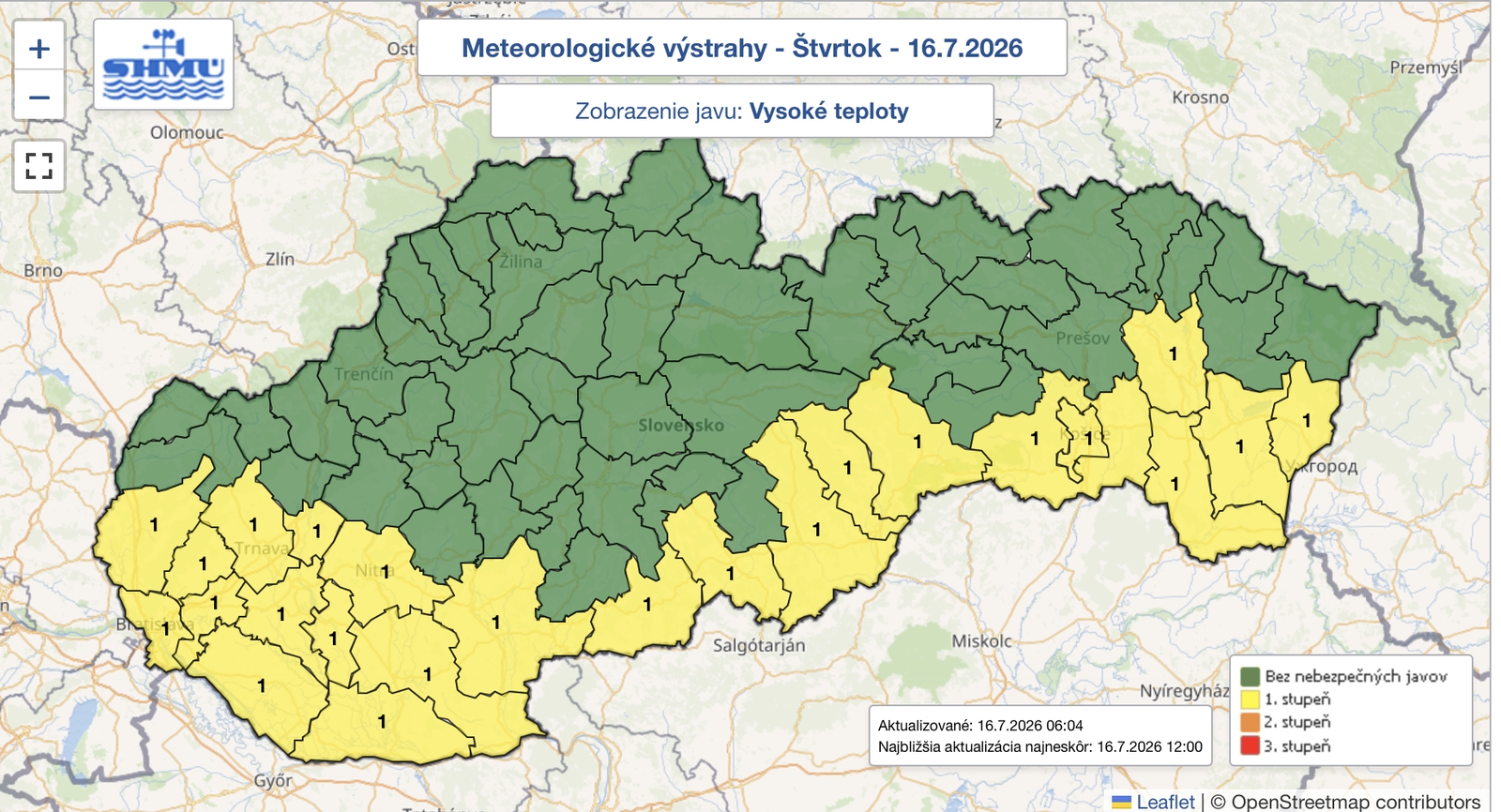 Horúčavy nás ešte potrápia: