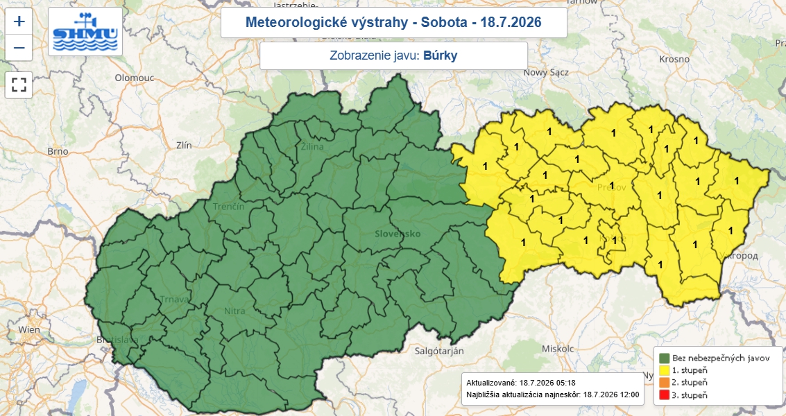 Búrky priniesli LEJAK a