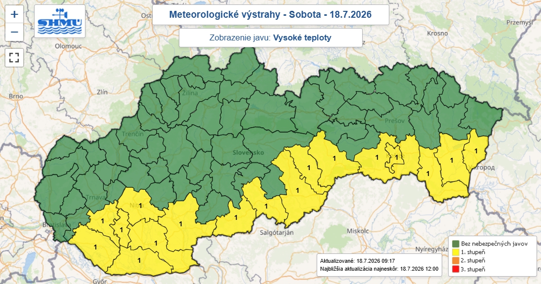 Viaceré miesta Slovenska môžu