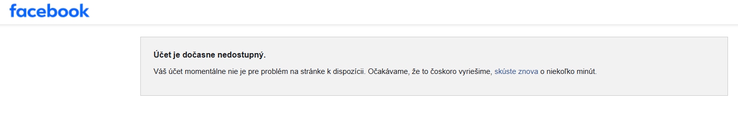 Masívny VÝPADOK Facebooku aj