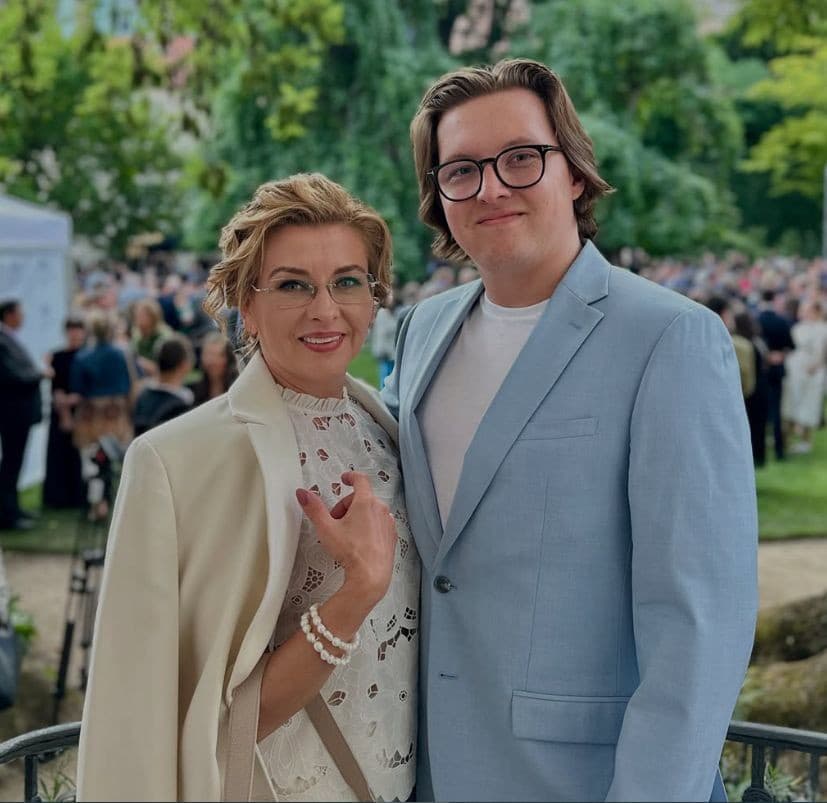 Dana Morávková so synom Petrom