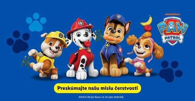 Lidl a Labková patrola®: