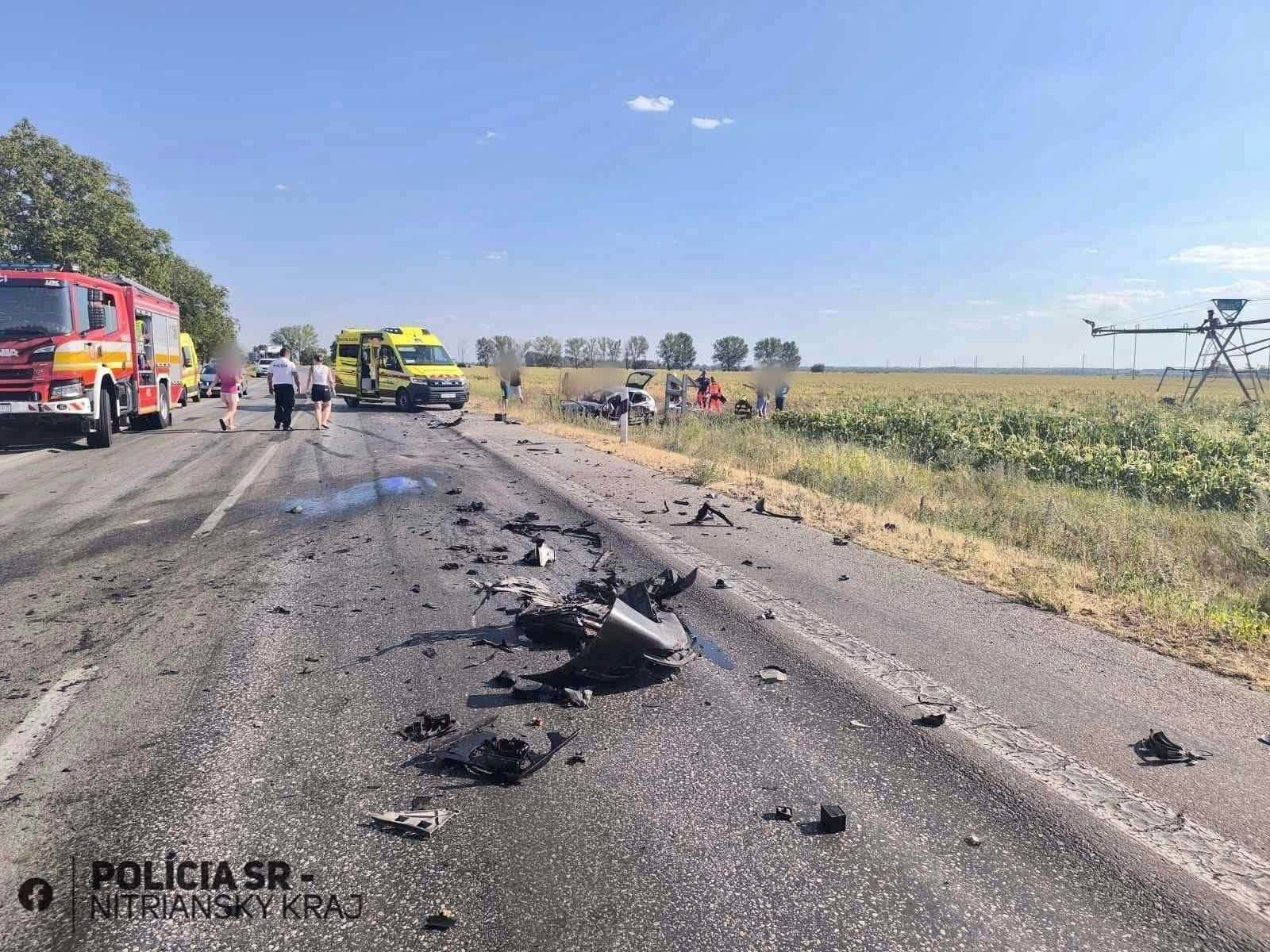 Dopravná nehoda pri Hurbanove