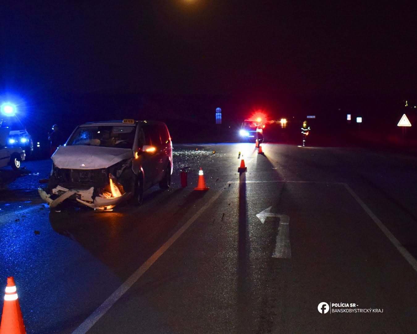 Dopravná nehoda neďaleko Tomášoviec v Lučeneckom okrese