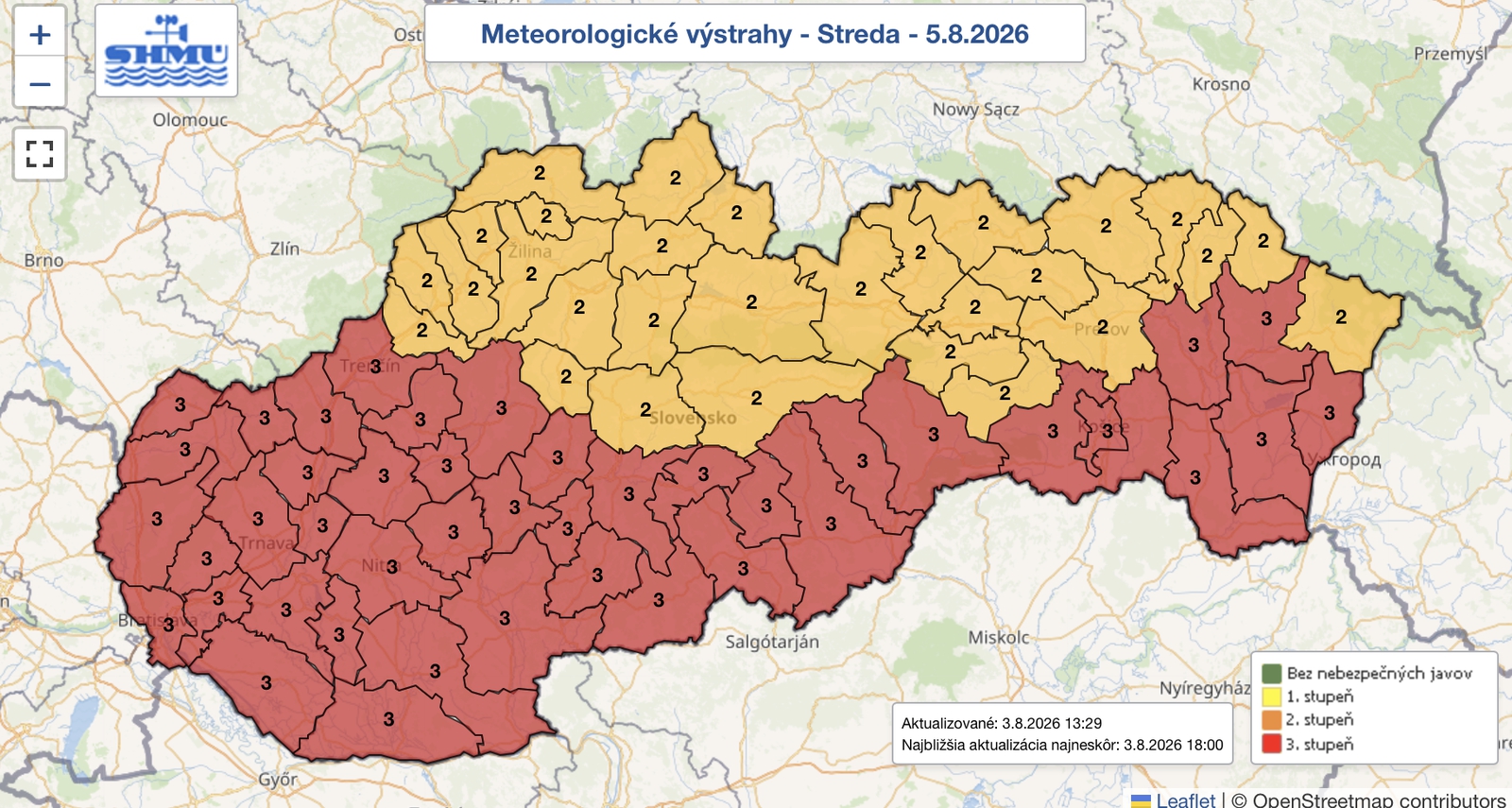 Horúčavy zasiahnu aj hory: