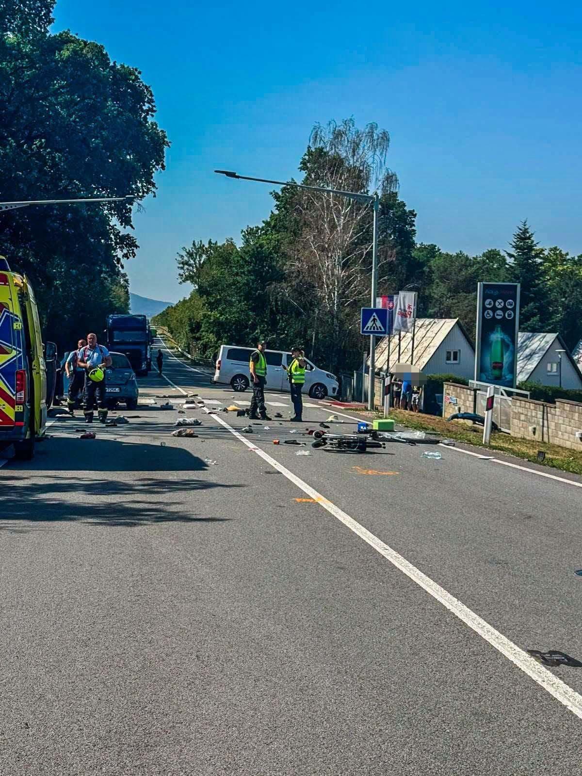 Dopravná nehoda pri Veľatoch