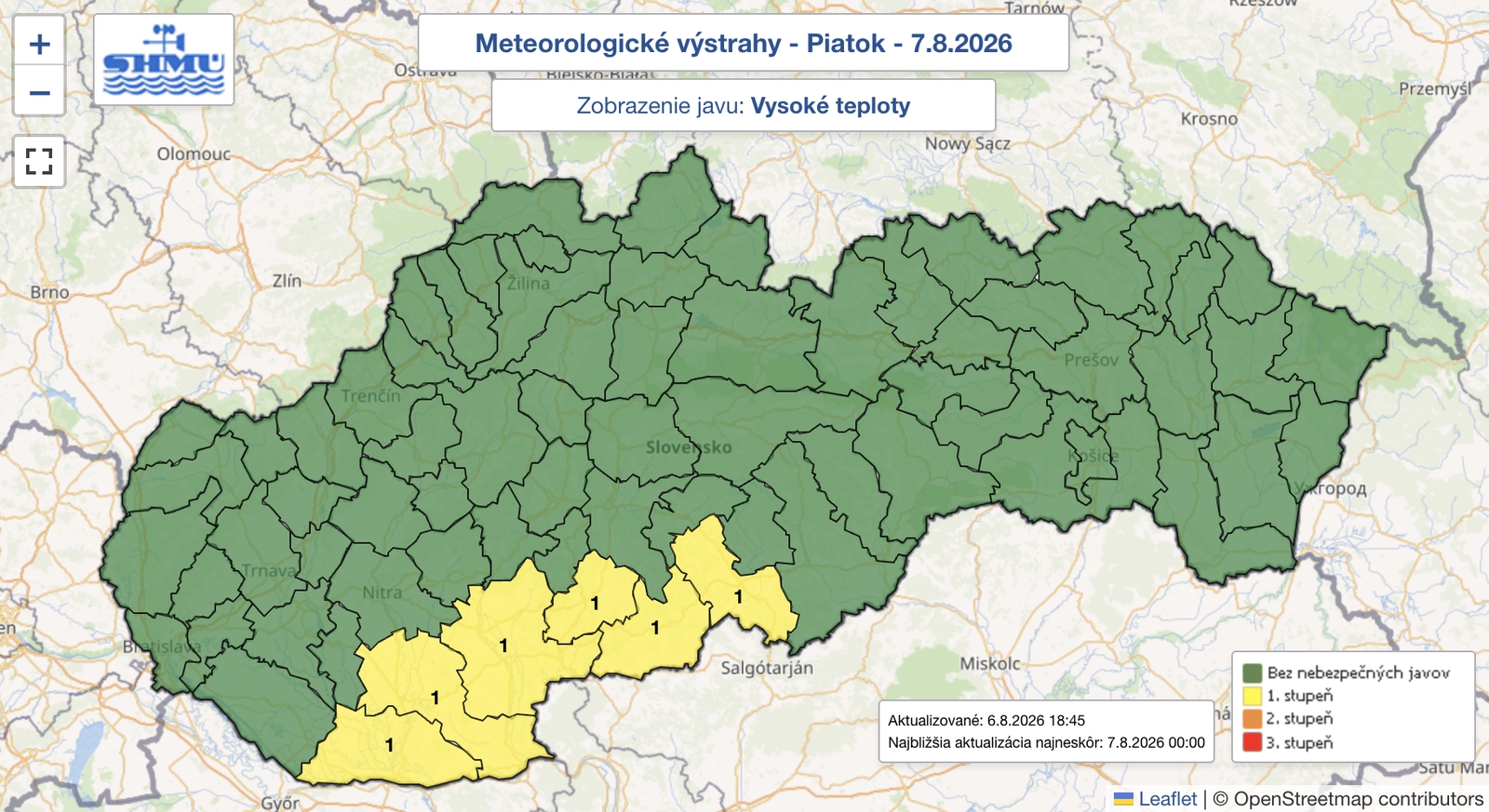 Po rekordnej horúčave prichádzajú