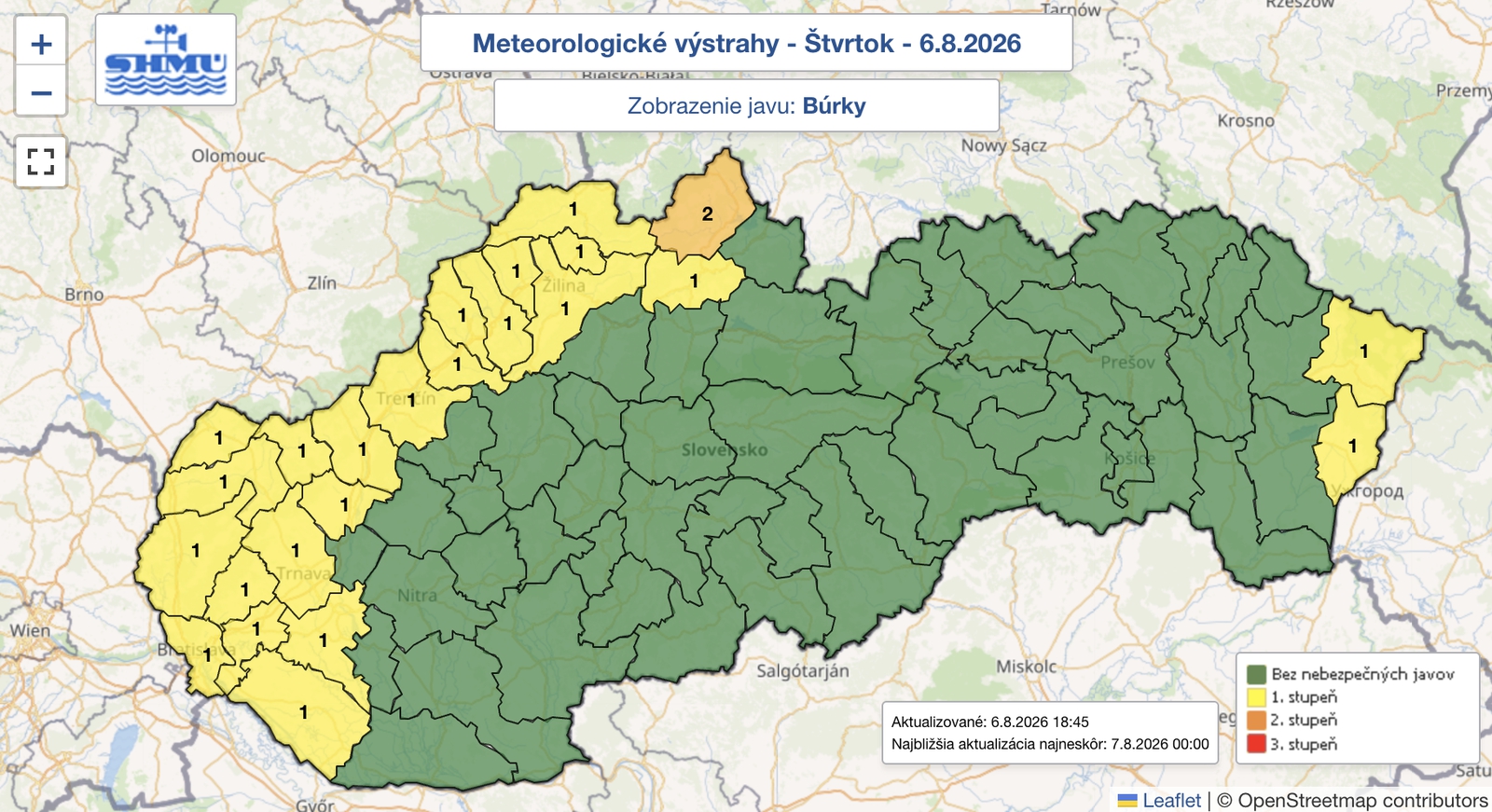 Po rekordnej horúčave prichádzajú