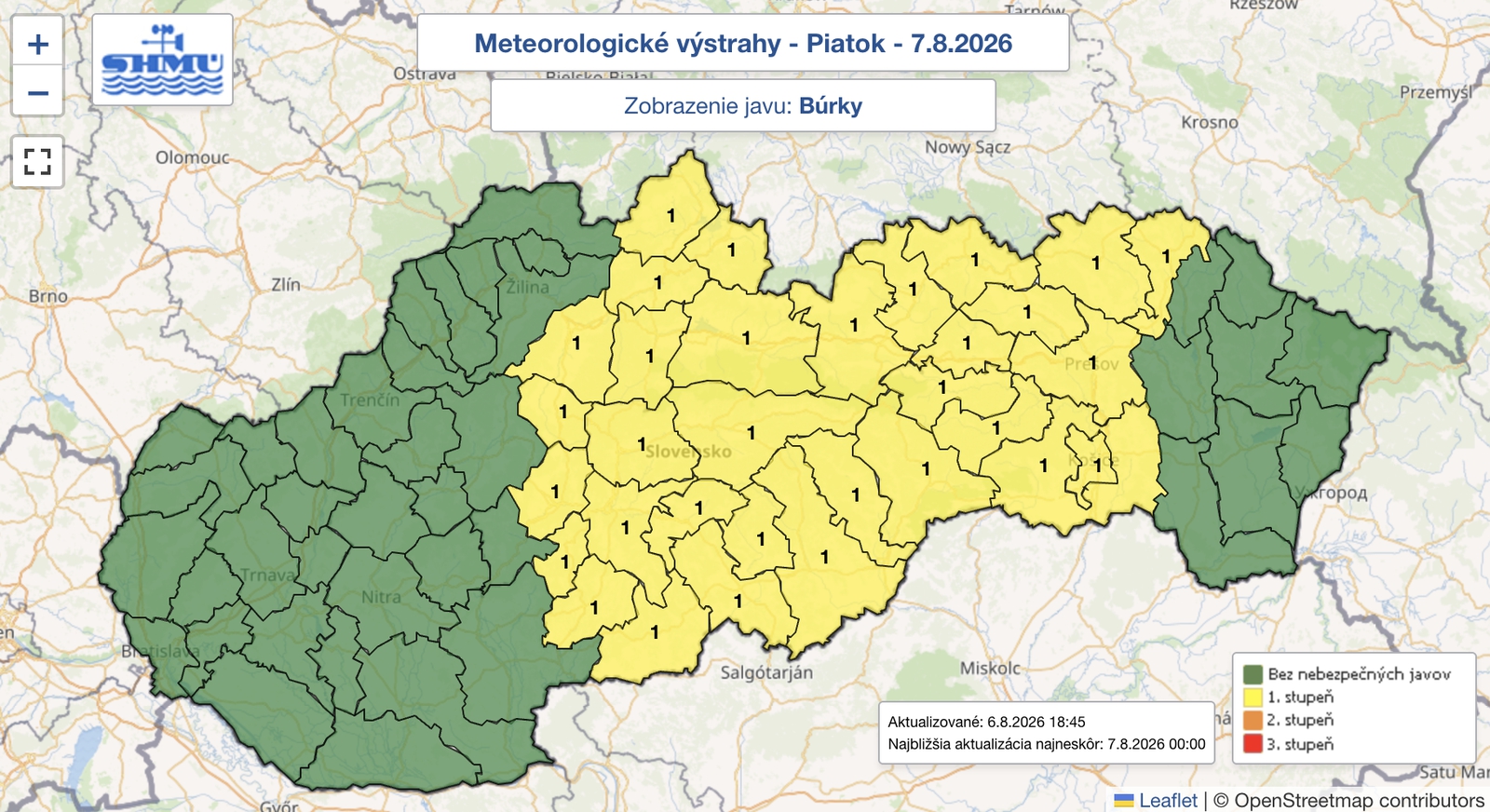 Po rekordnej horúčave prichádzajú