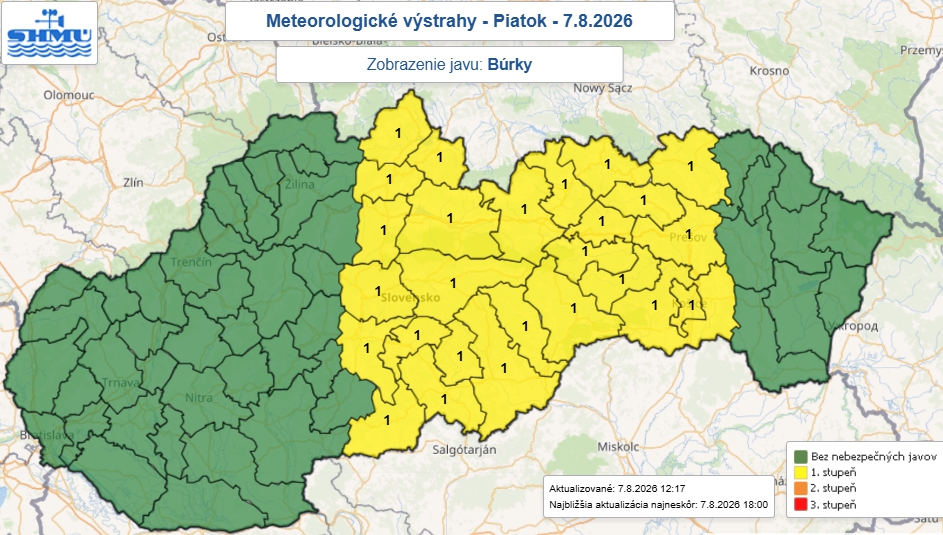 Meteorológovia vydali varovanie: Na