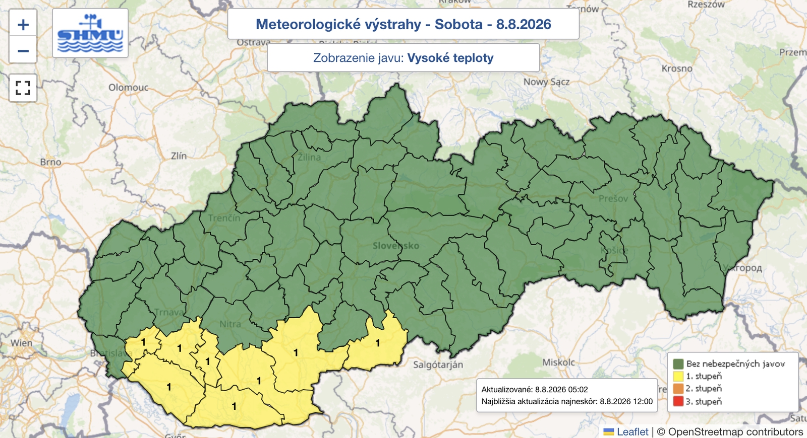 Horúčavy opäť udierajú na