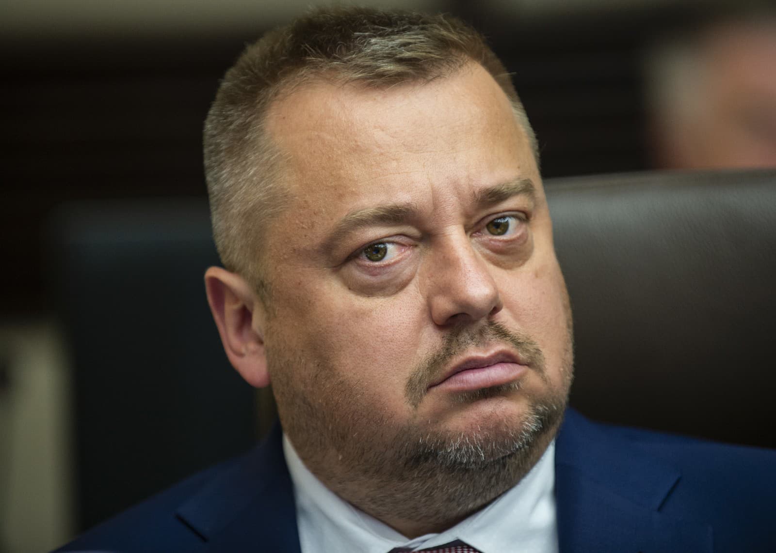 Na snímke tajomník RÚZ Martin Hošták.