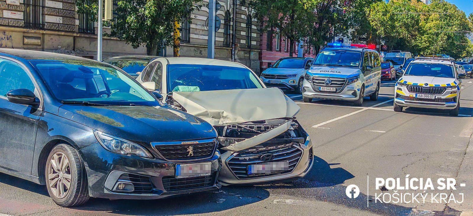 Nehoda v Košiciach na Štúrovej