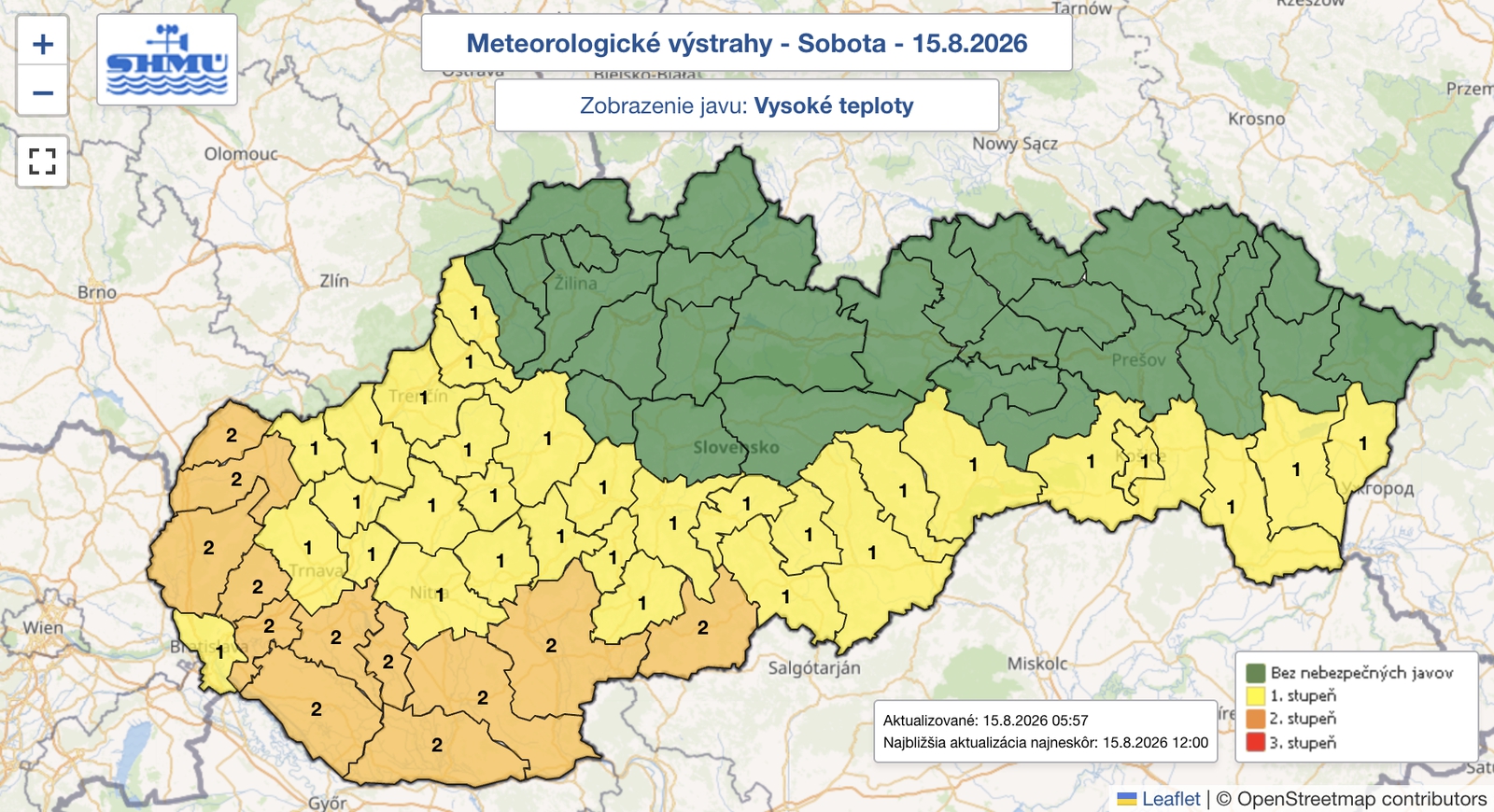 Sobota prinesie poriadne horúčavy: