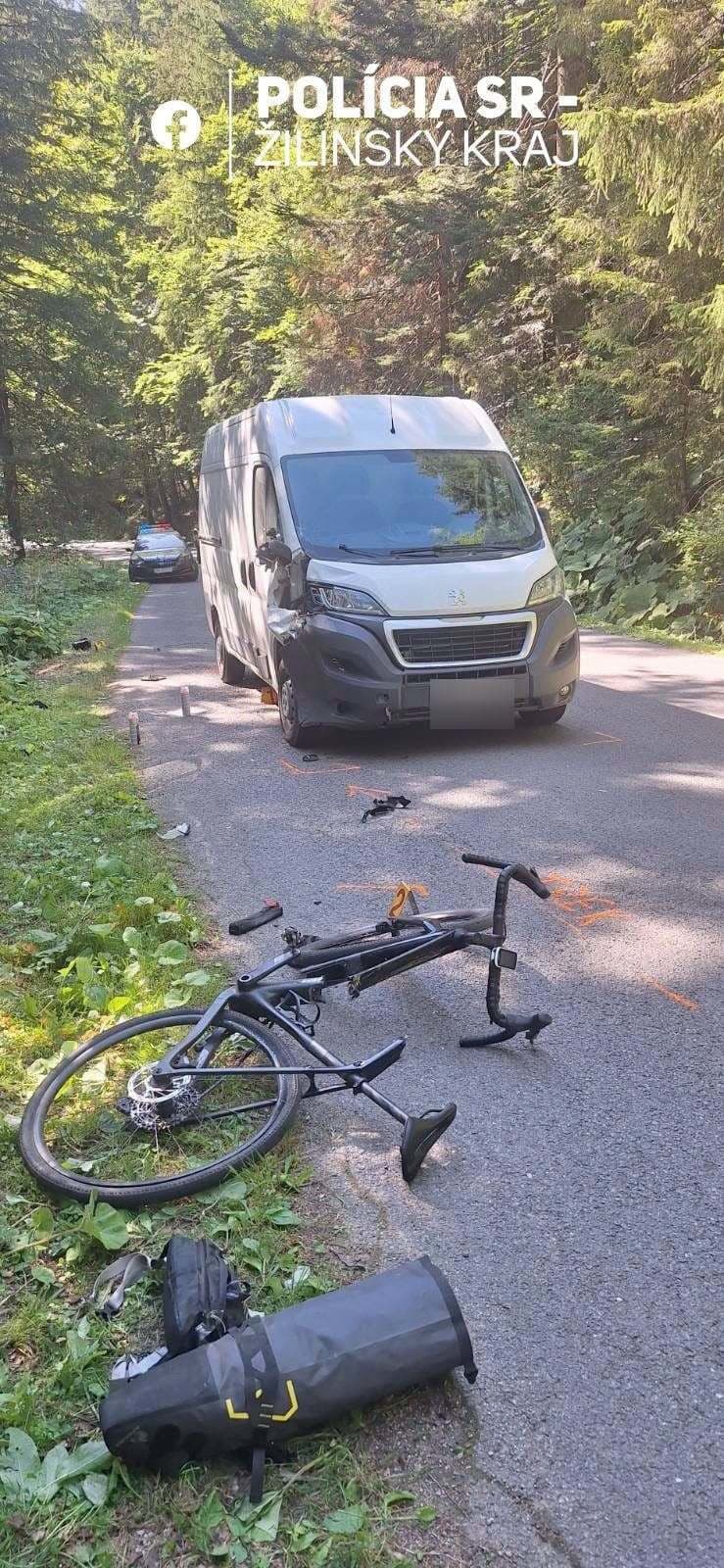 Zrážku s nákladným vozidlom v Habovke neprežil 49-ročný cyklista