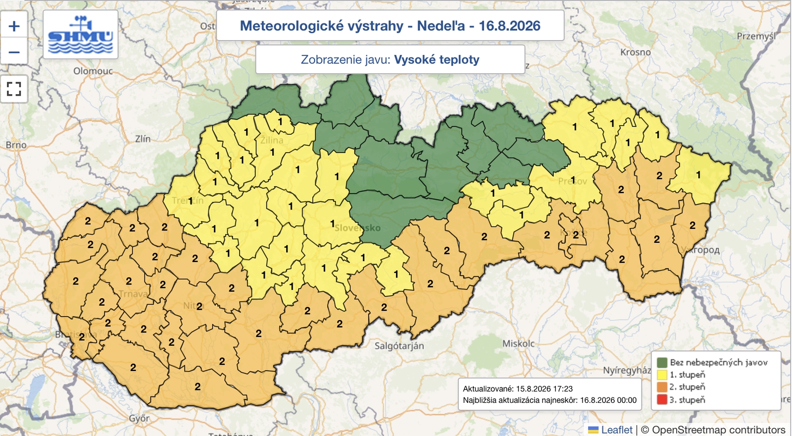Meteorológovia vydali VÝSTRAHY! Teploty