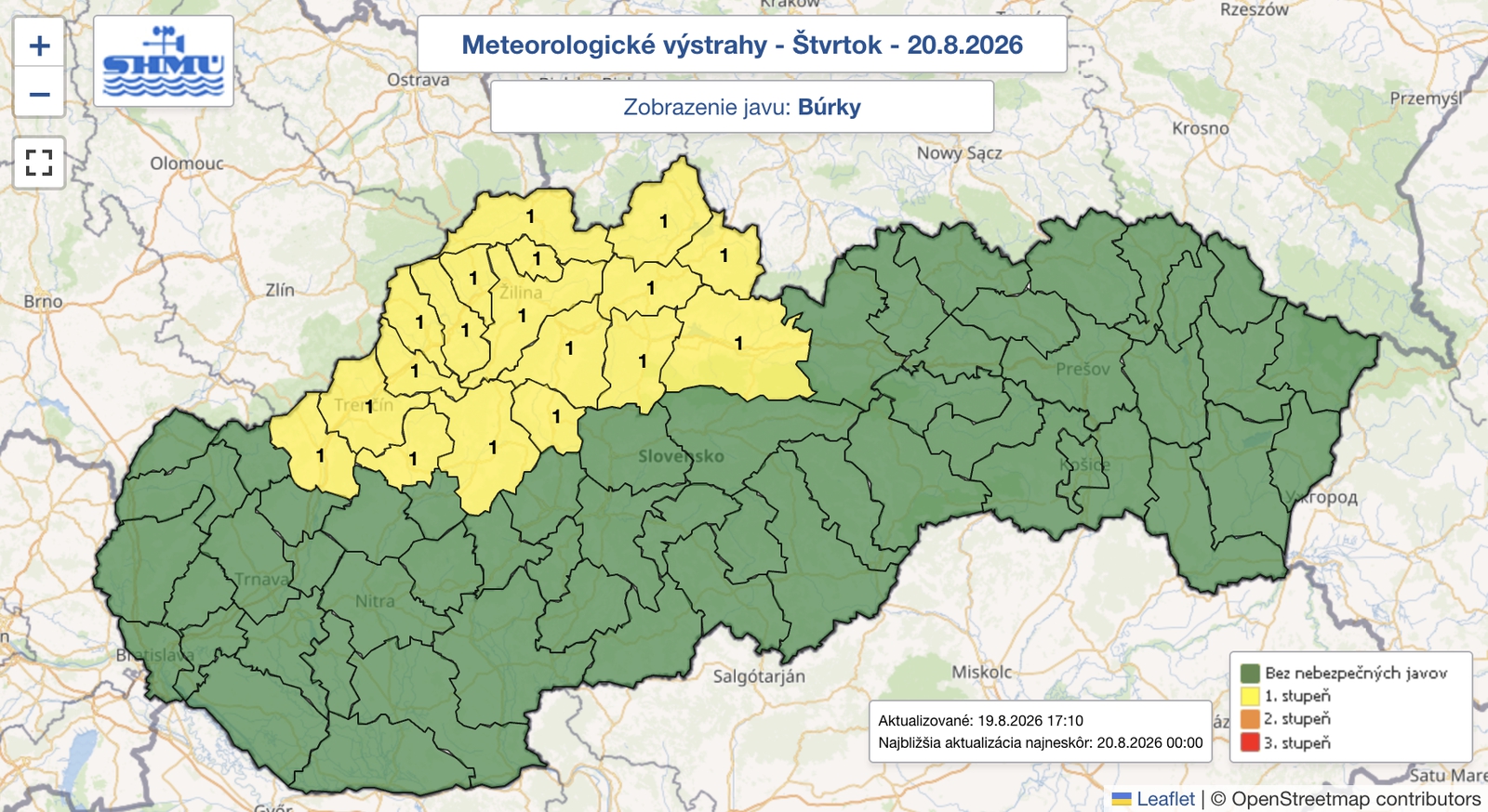 Po horúčavách prichádza zlom: