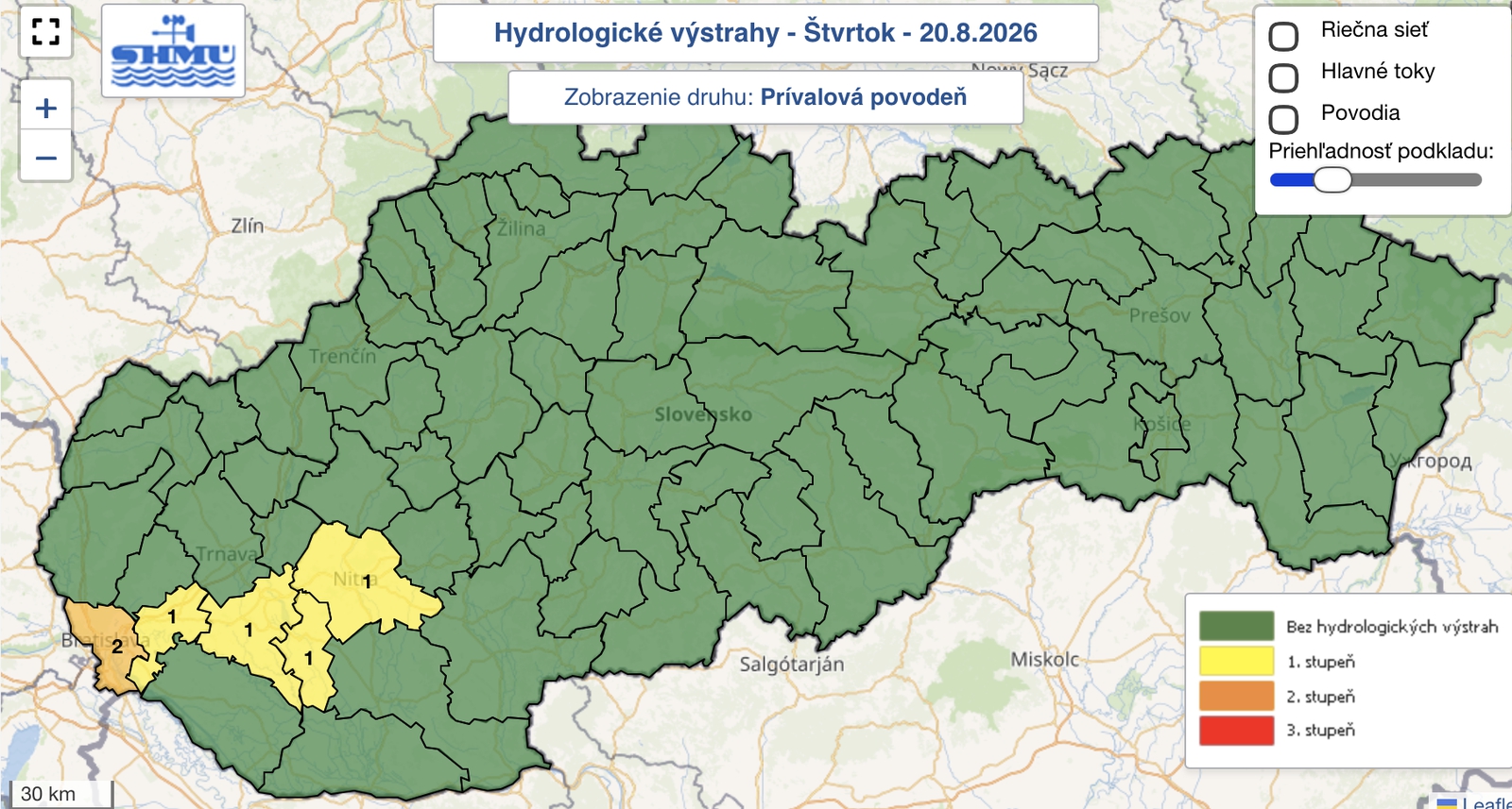 Západ dnes vyystríhajú aj
