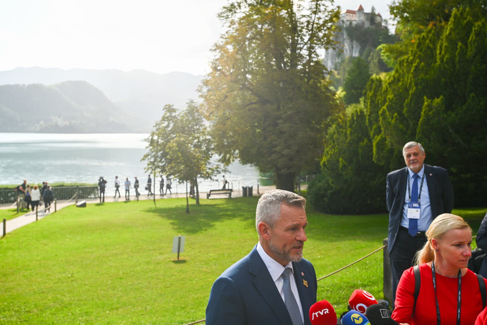 Prezident SR Peter Pellegrini na Bledskom strategisckom fóre v Slovinsku.
