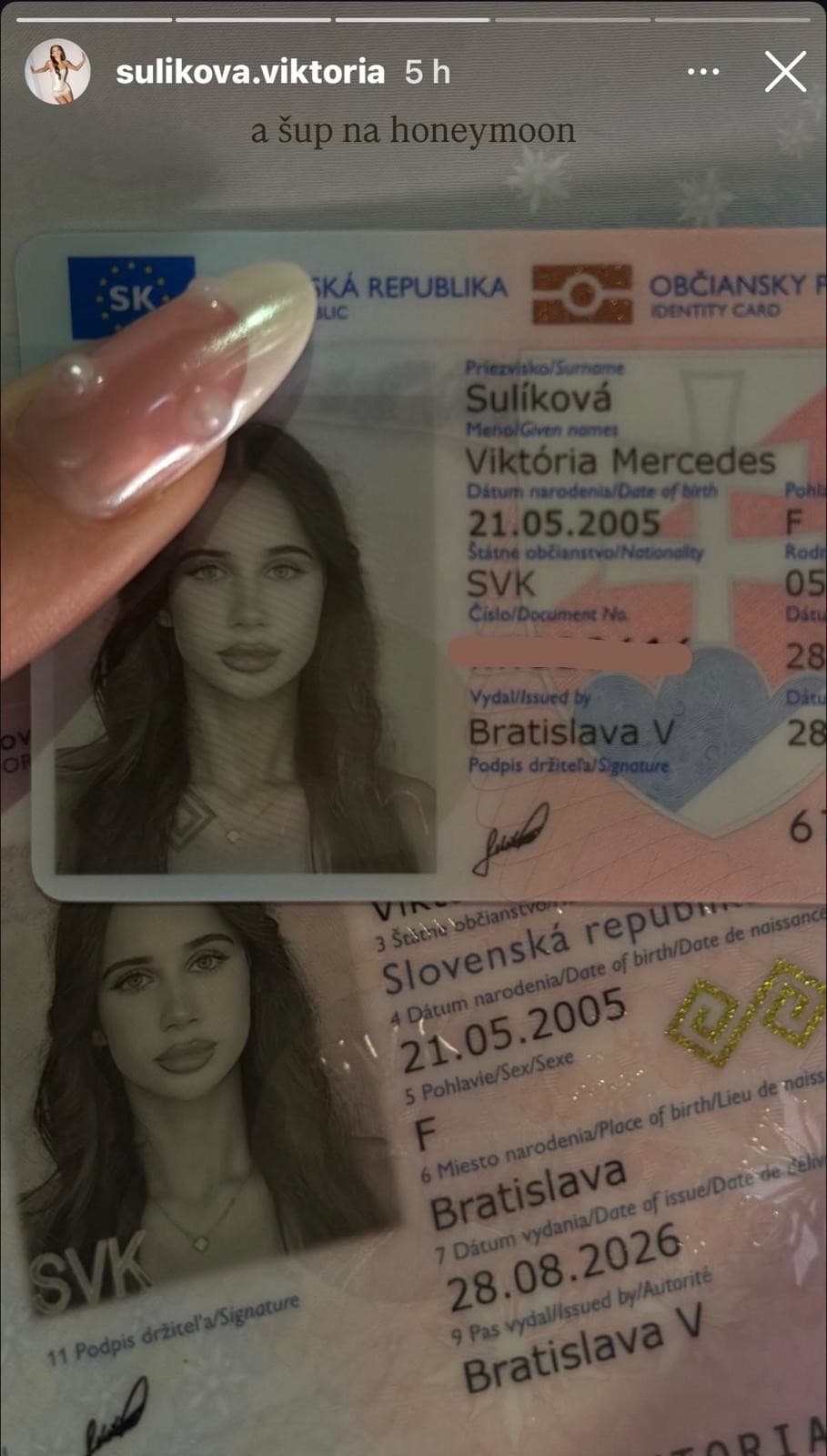 Viktória Sulíková si oficálne zmenila priezvisko. 