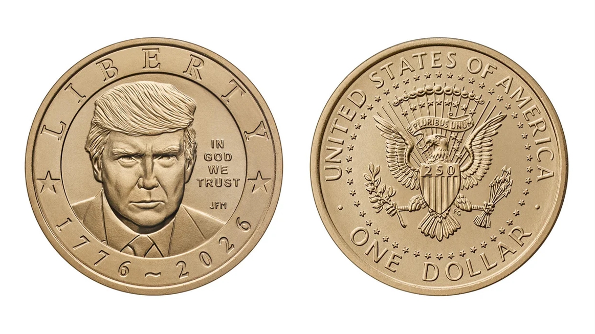 Trump má VLASTNÚ mincu!