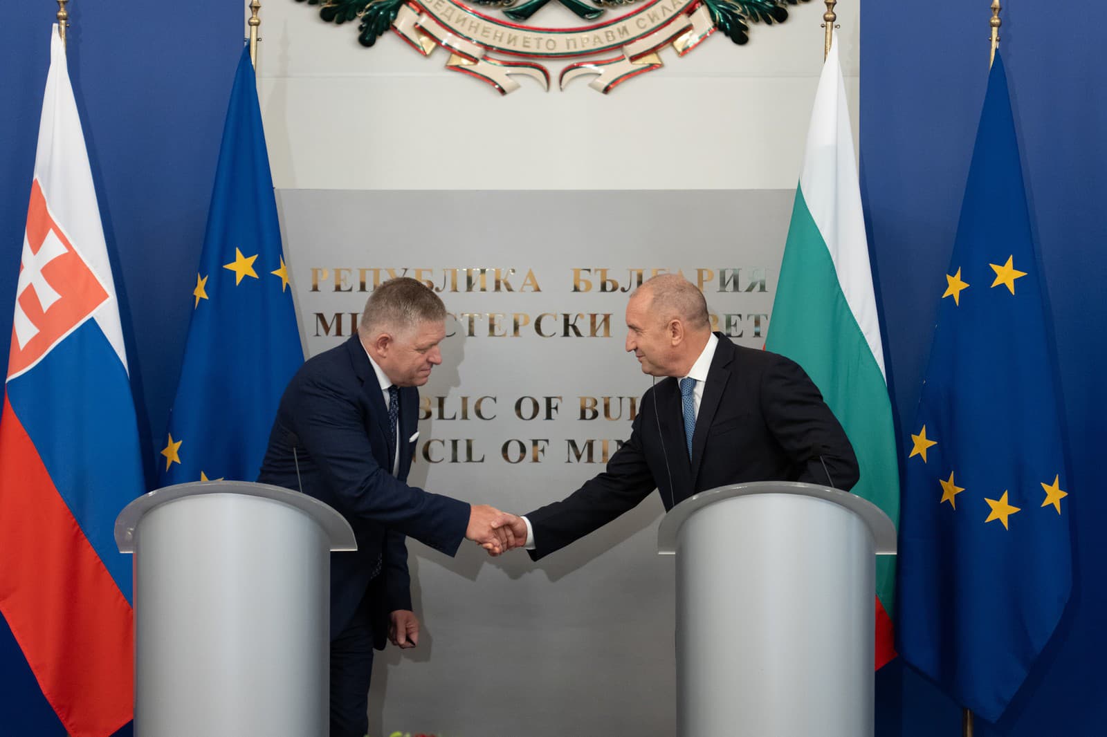 Robert Fico a Rumen Radev