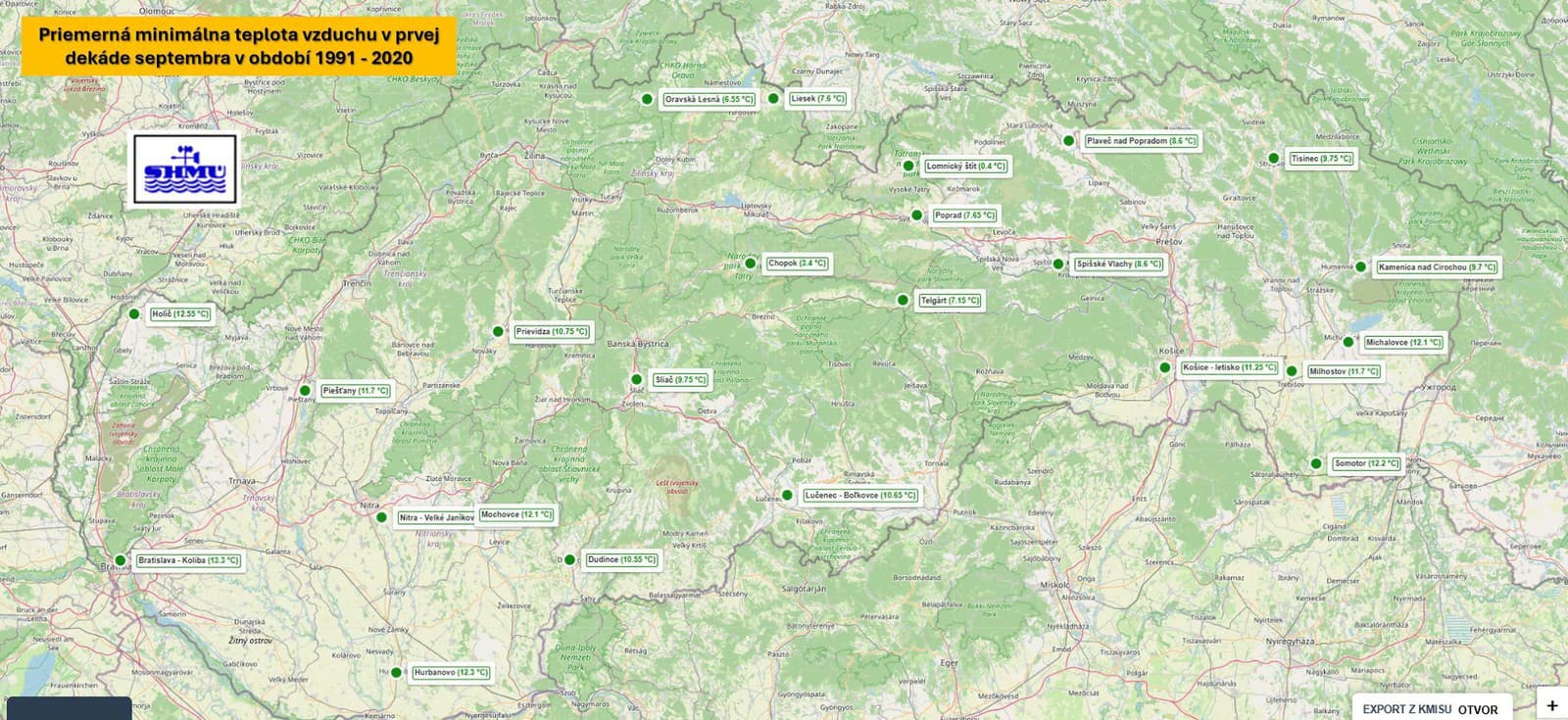 Slovensko čaká tento týždeň