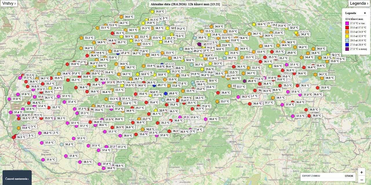 Slovensko čaká tento týždeň