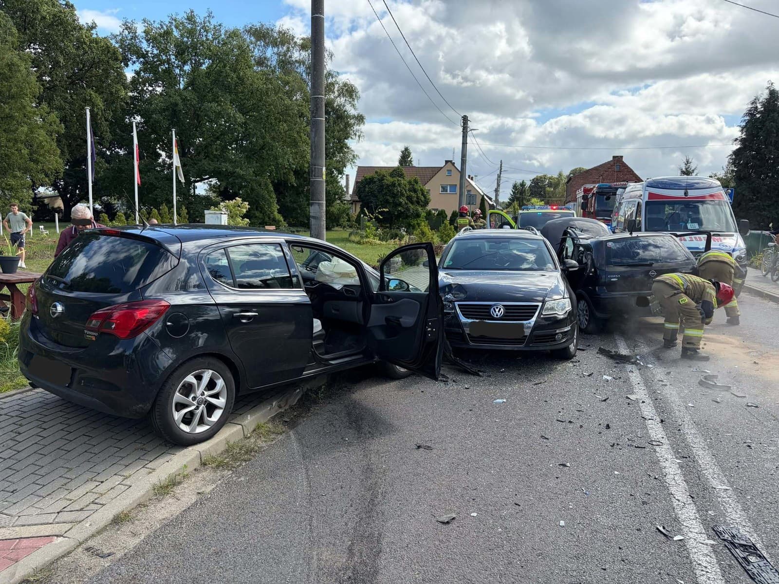 Policajná naháňačka skončila čelnou