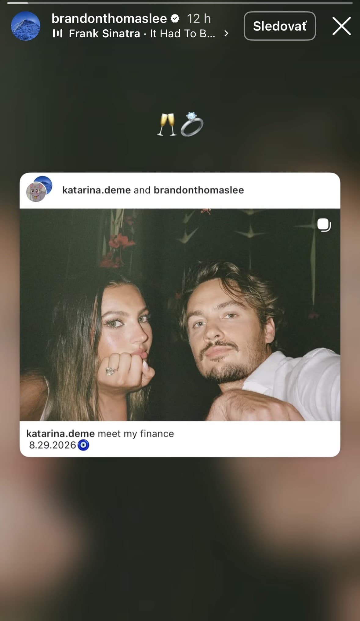 Brandon Thomas Lee požiadal svoju frajerku o ruku
