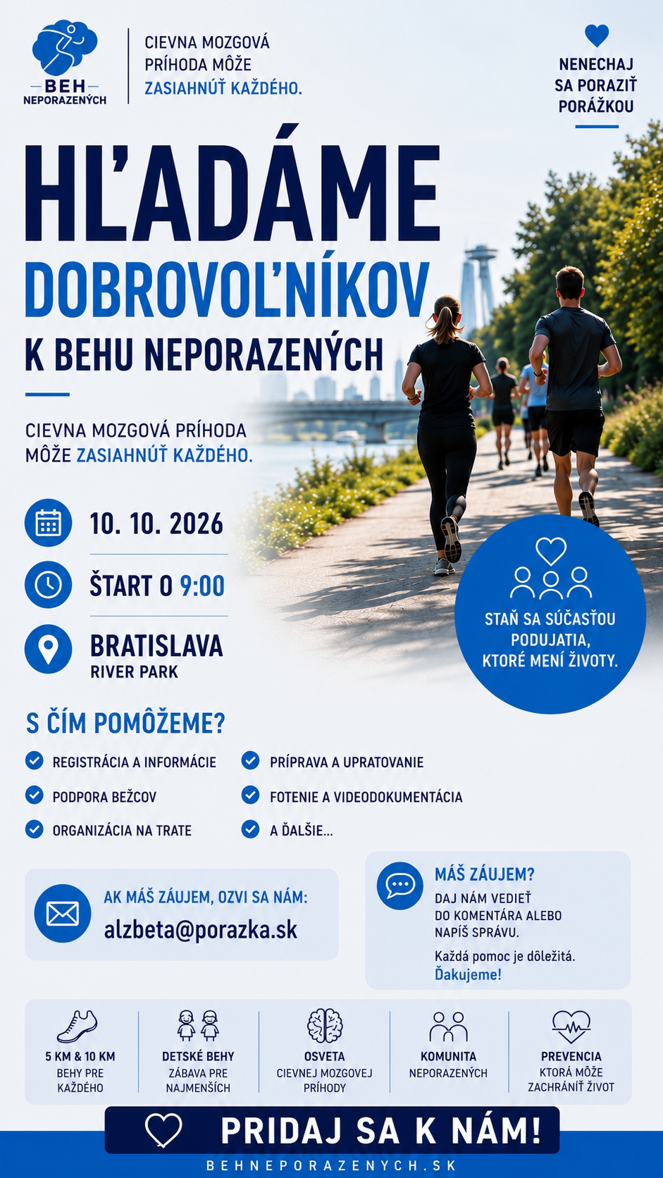 Hľadáme dobrovoľníkov