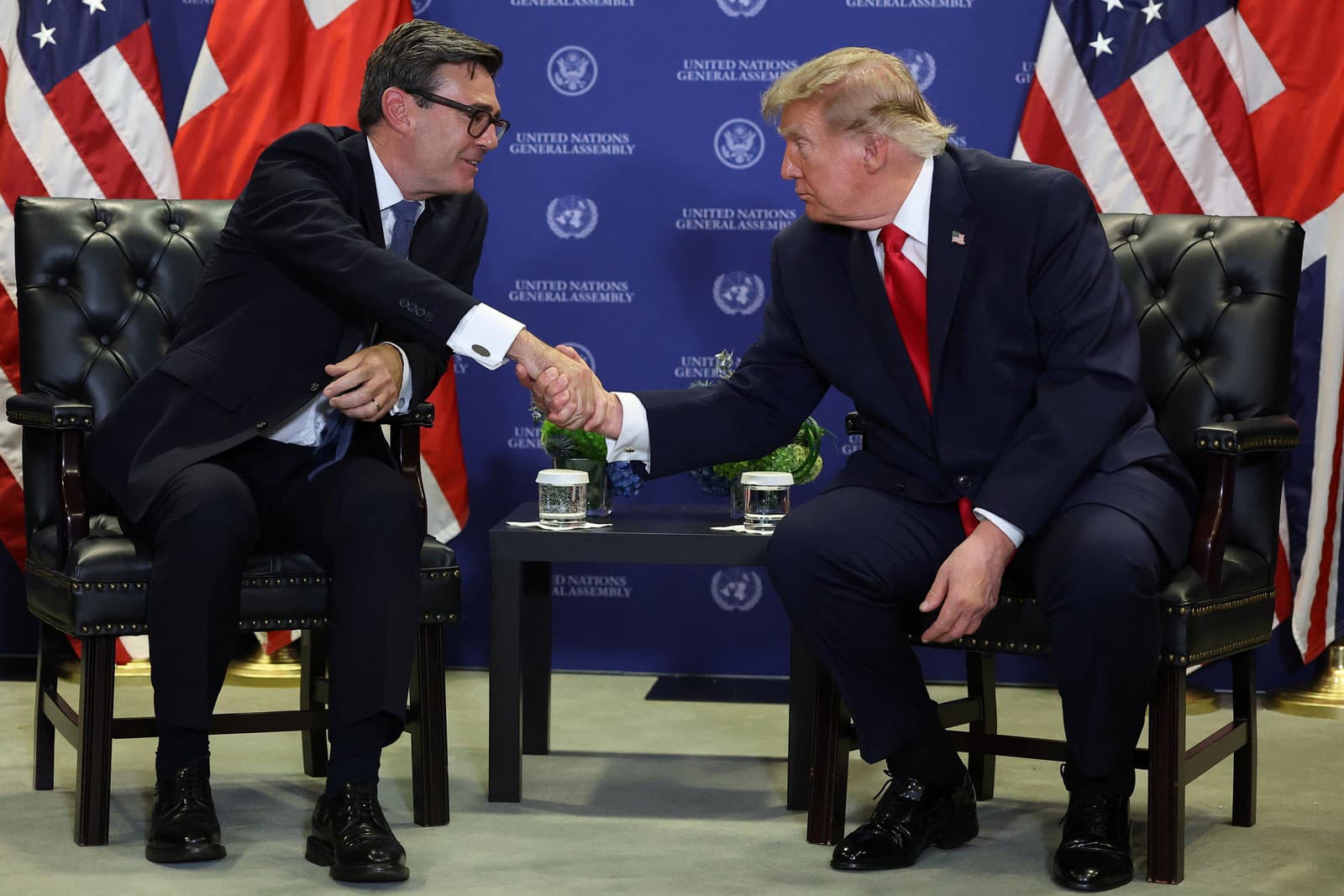 Trump na stretnutí s