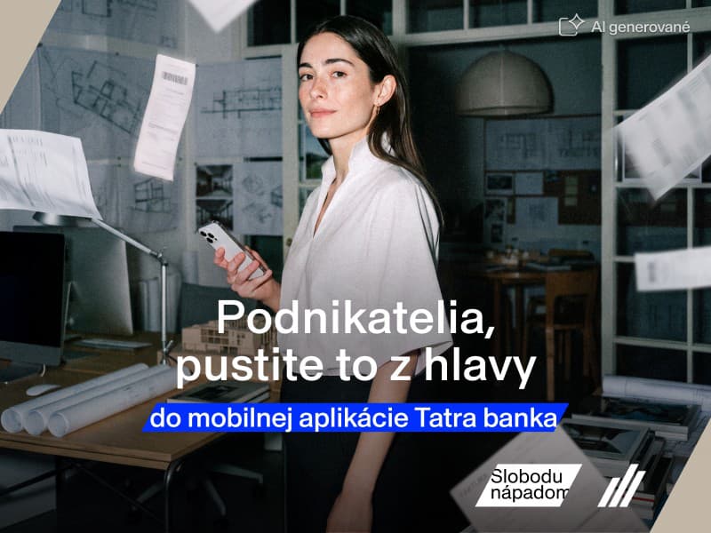 Správu dokladov si aktivujete v mobilnej aplikácii Tatra banka
