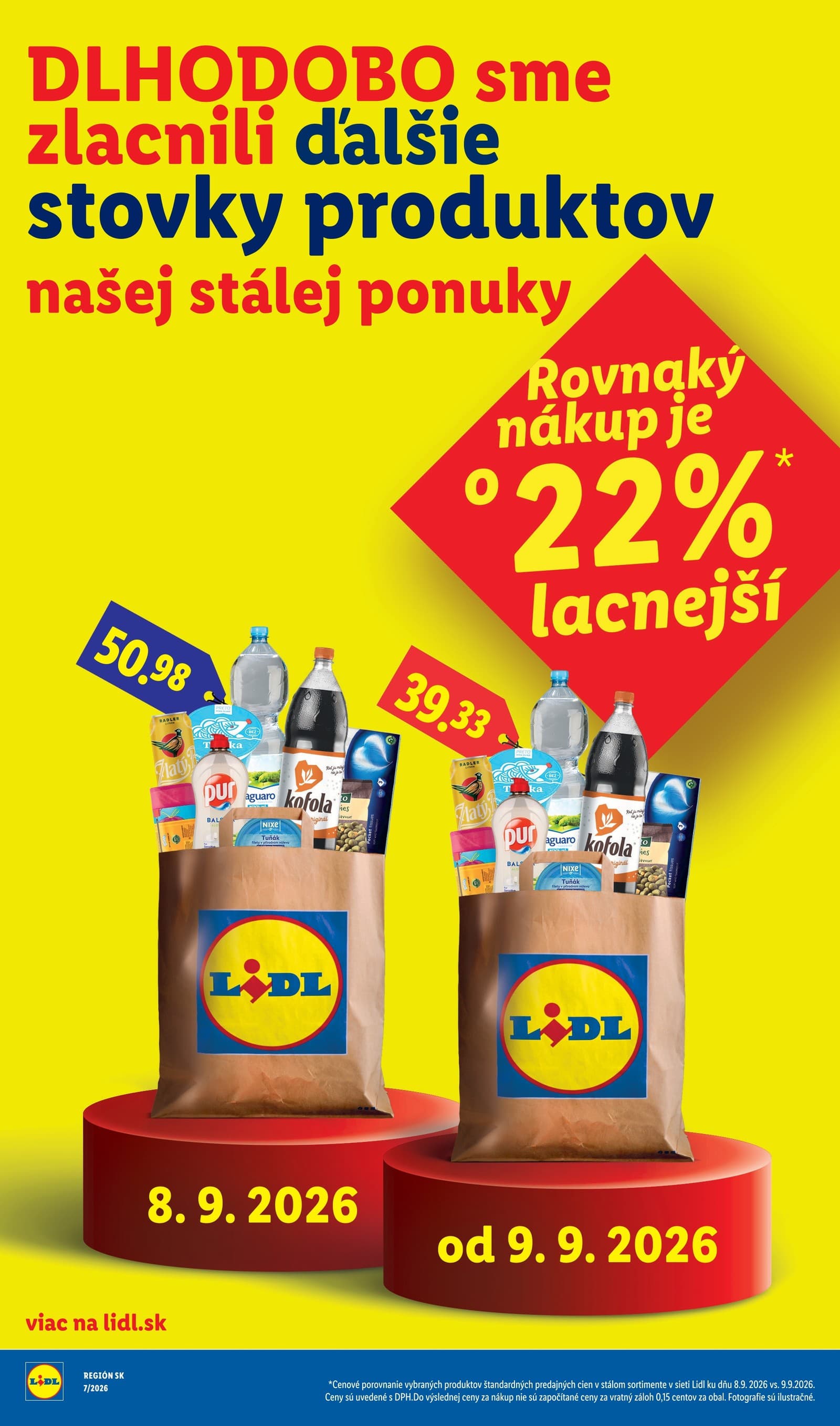 Nakupovať v Lidli sa