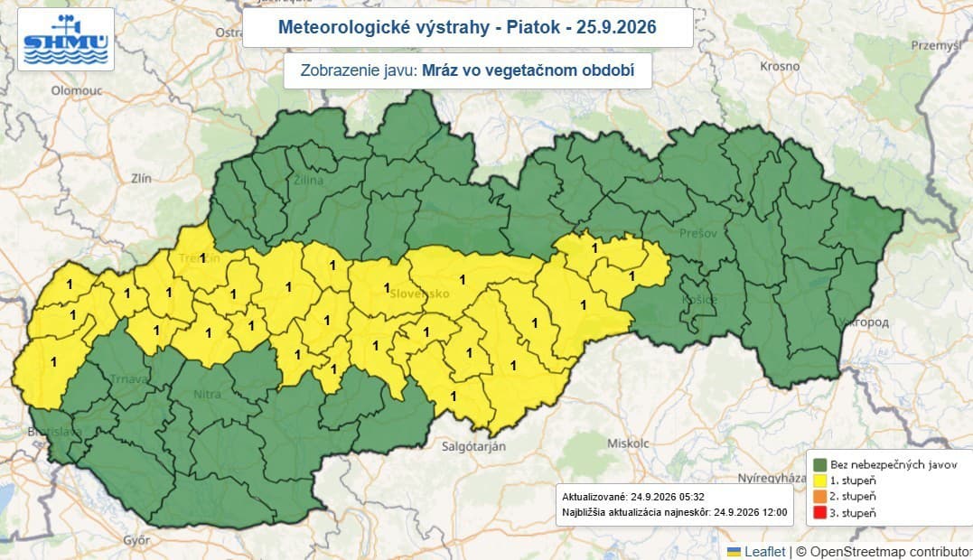 Pozor na záhradky: Chladná