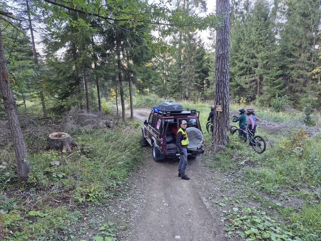 Zásah horských záchranárov na