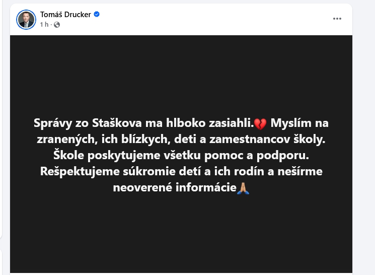 PRVÉ reakcie na čierny