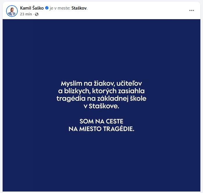 PRVÉ reakcie na čierny