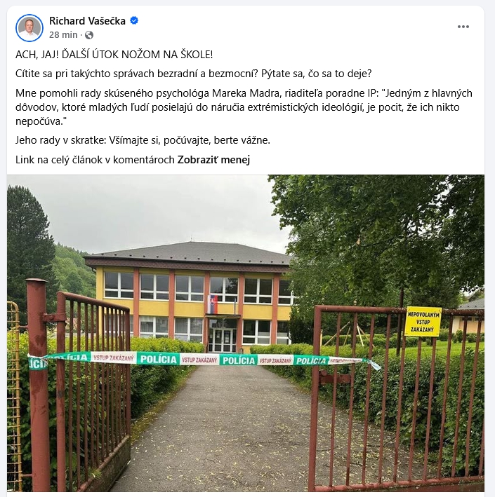PRVÉ reakcie na čierny