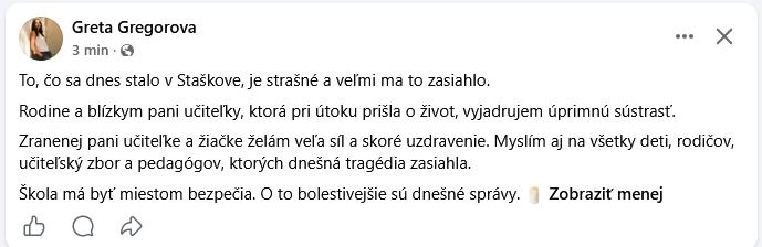 PRVÉ reakcie na čierny