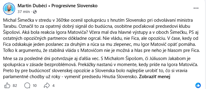 Jednota opozície KRÍVA aj