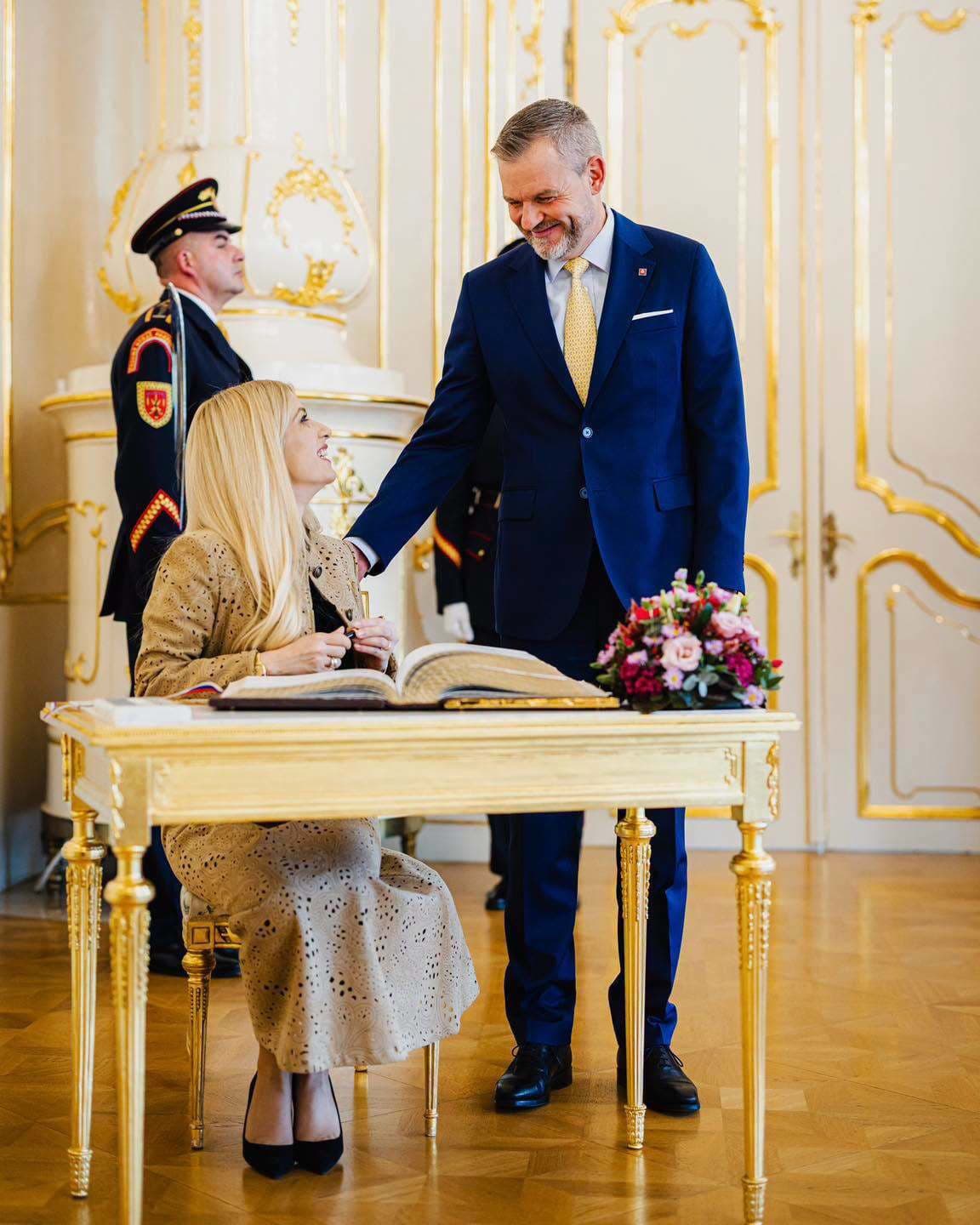 Prezident SR Peter Pellegrini rokoval s predsedníčkou snemovne reprezentantov Cyperskej republiky Annitou Demetriovou.
