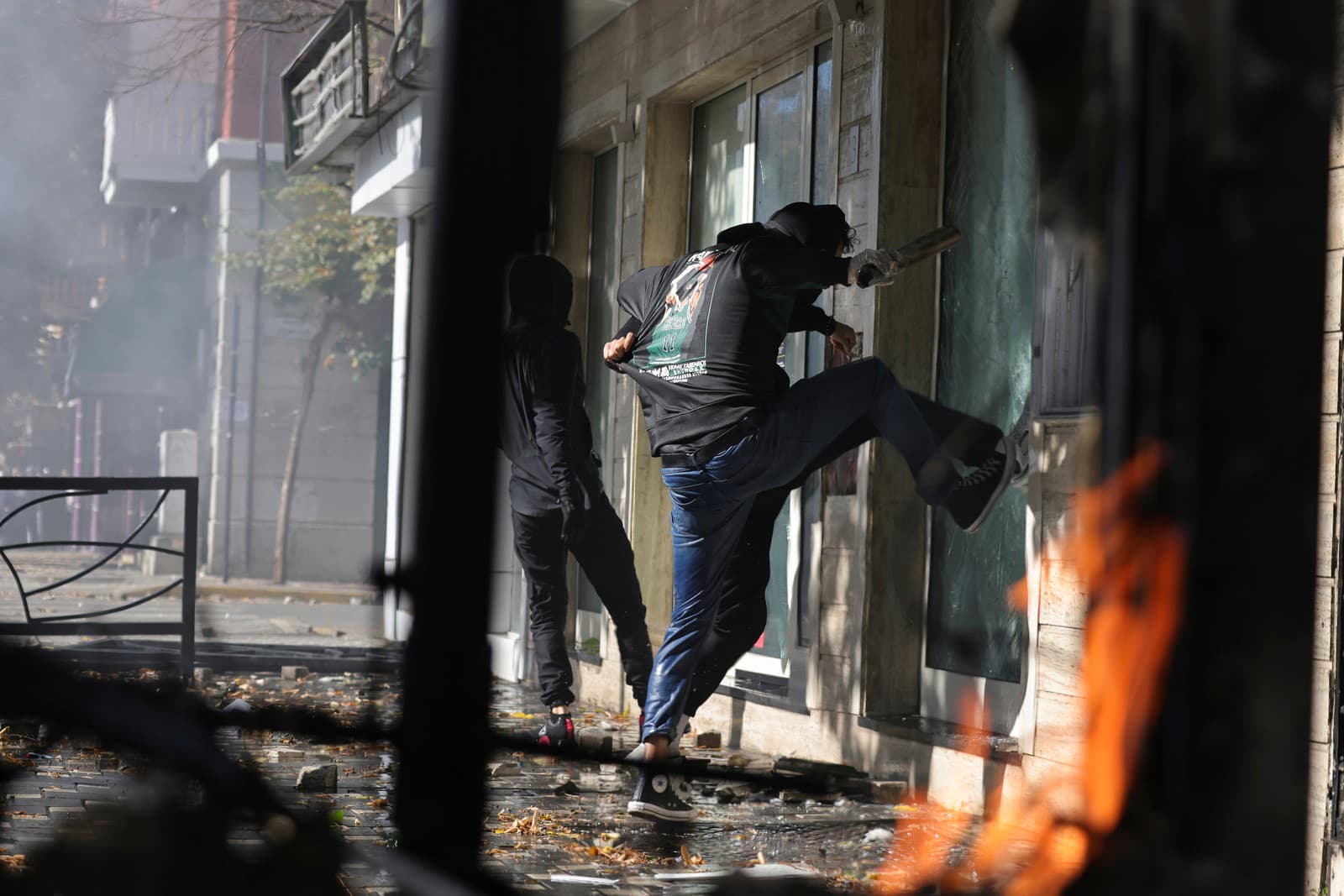 Študentské protesty v Tirane
