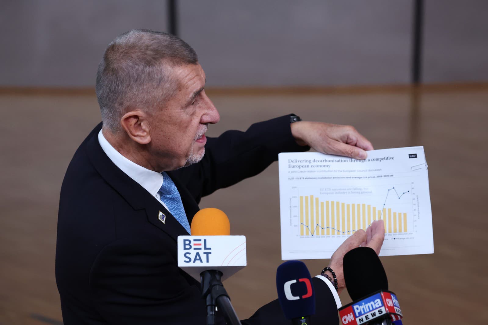 Český premiér Andrej Babiš